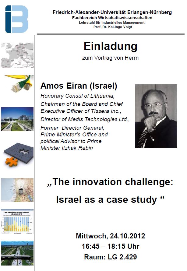 Einladung zum Gastvortrag