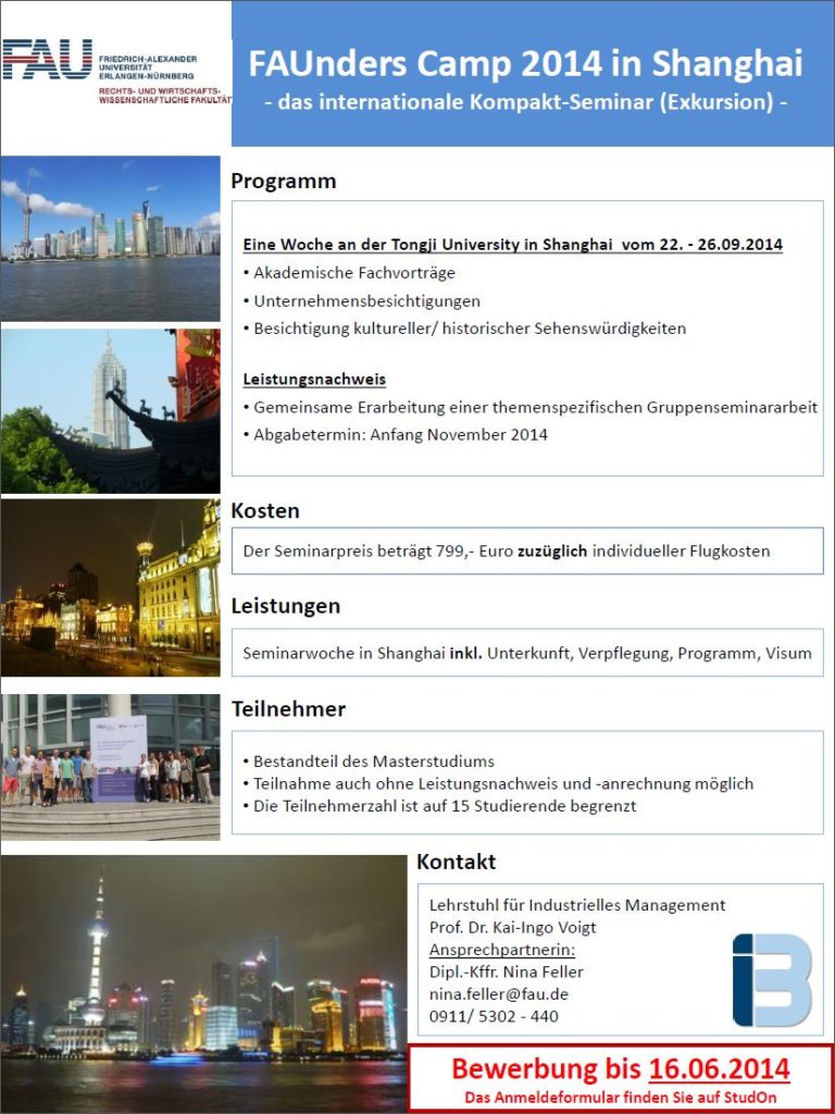 Die Bewerbungsphase für das diesjährige FAUnders Camp läuft