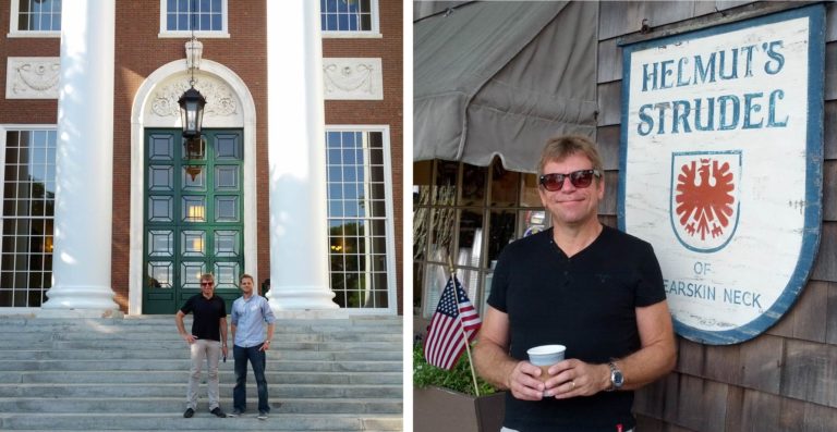 Prof. Voigt und Dr. Scheiner an der Harvard Business School