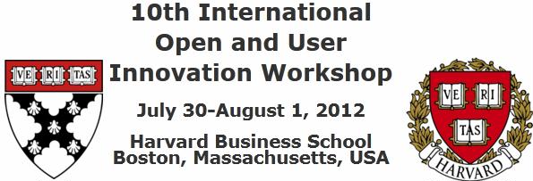 Harvard Business School lädt Lehrstuhl für Industrielles Management zum “International Open and User Innovation Workshop” ein
