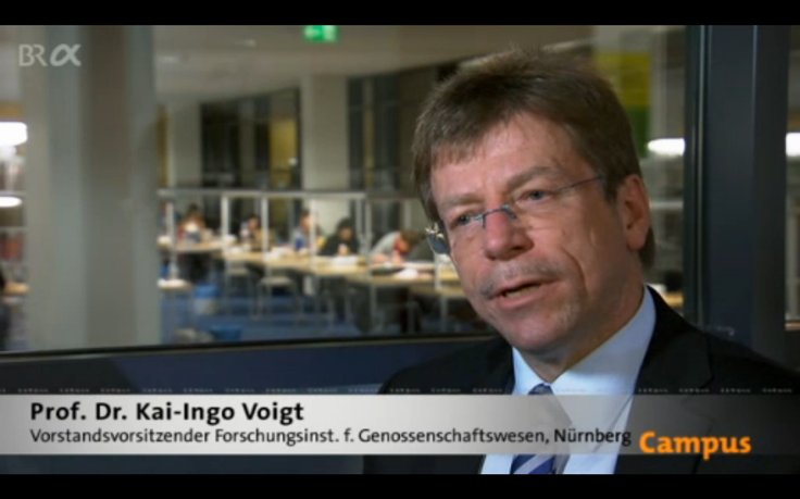 Prof. Kai-Ingo Voigt bei BR alpha