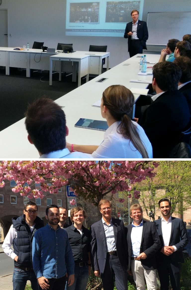 Gelungener Kick-Off der Veranstaltung “Das Industrieseminar” mit Herrn Dr. Asenkerschbaumer