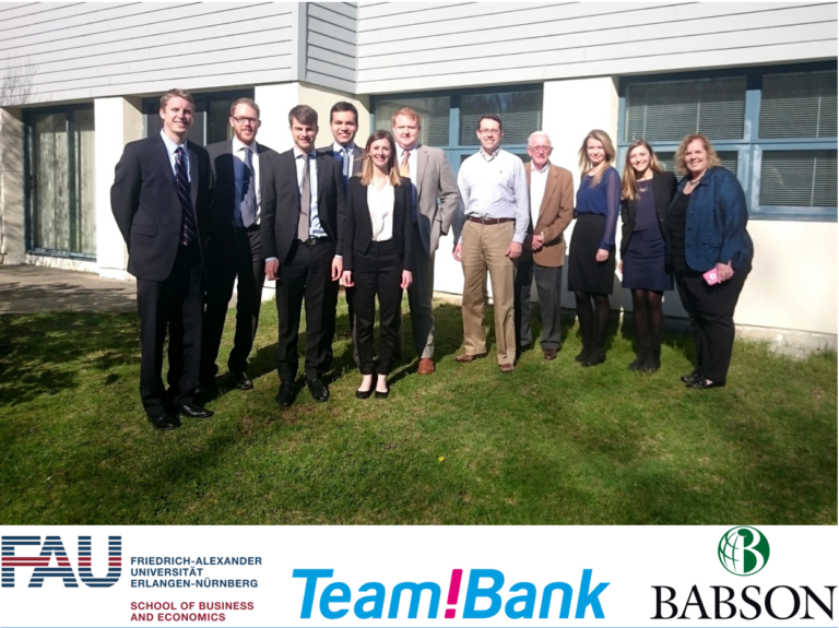 Dankeschön an die TeamBank AG und das Babson College für ein hervorragendes gemeinsames Projekt