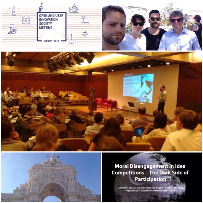 Präsentation von Forschungsergebnissen auf der OUI 2015 in Lissabon
