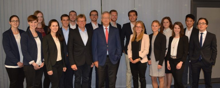 23. Praxisseminar mit Herrn Prof. v. Pierer erfolgreich abgeschlossen