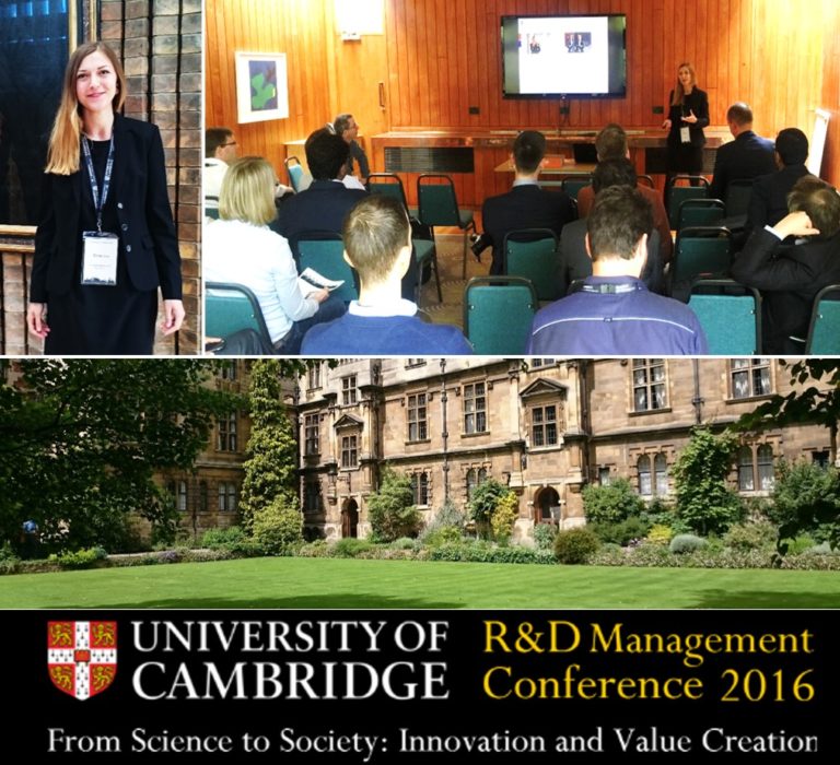 Präsentation von Forschungsergebnissen auf der R&D Management Konferenz