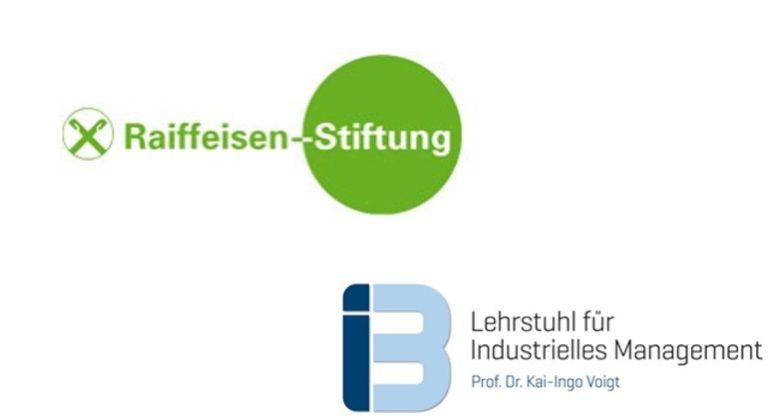 Förderung durch die Raiffeisen-Stiftung für das genossenschaftliche Engagement des Lehrstuhls für Industrielles Management in der Lehre