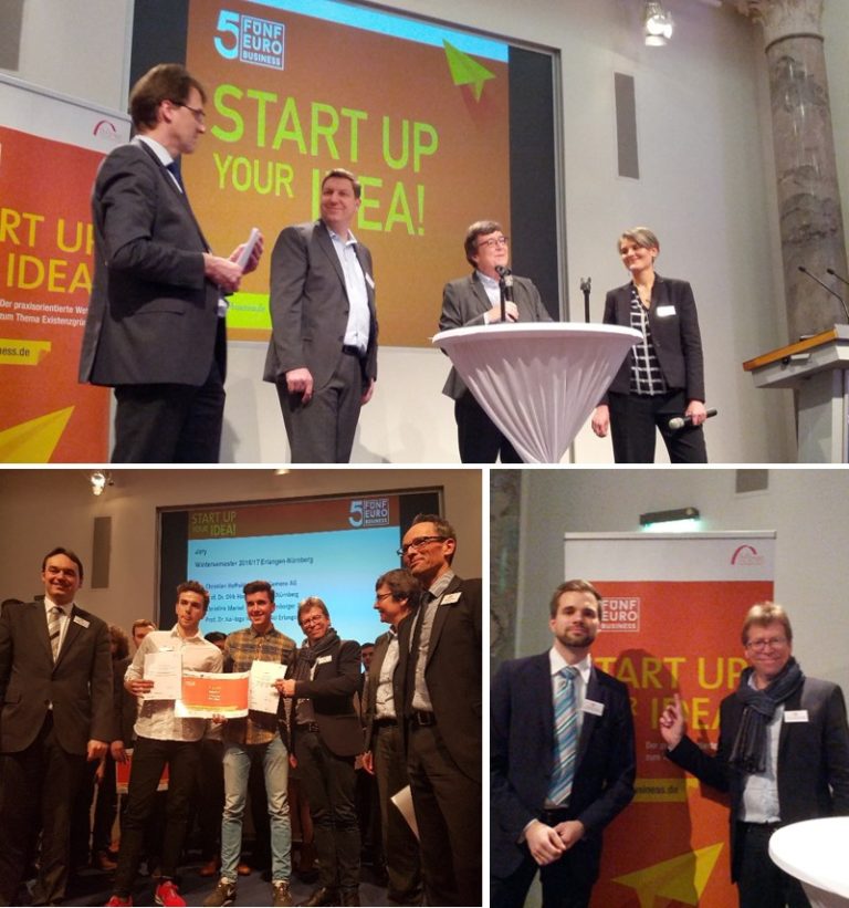 Erfolgreiche Abschlussveranstaltung des 5-Euro-Business-Wettbewerbs im WS 2016/17