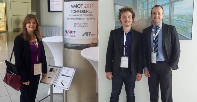 Chair of Industrial Management presented four new research articles at IAMOT 2017 in Vienna, Austria