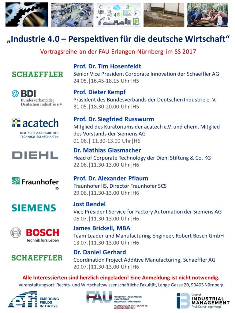 Expert lecture series on Industry 4.0