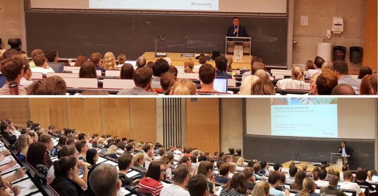 Interesting guest lecture by Prof. Dr. Alexander Pflaum, Director of Fraunhofer SCS