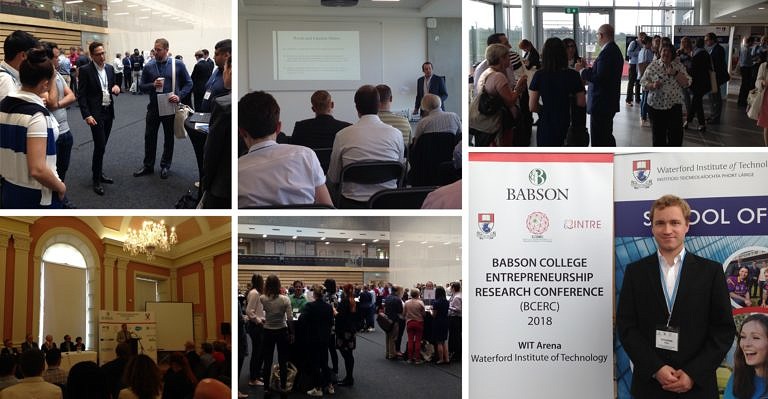 Presentation of our latest research results at BCERC 2018 in Waterford, Ireland