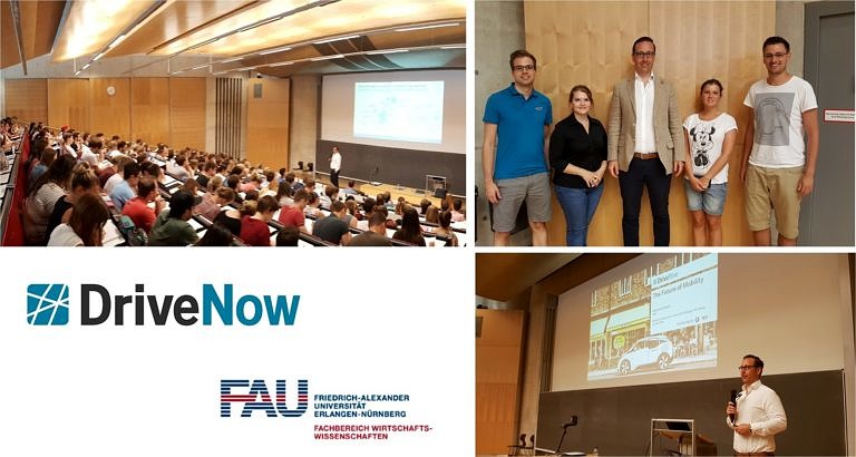 Captivating speech and discussion on the “Future of mobility” by DriveNow CEO Sebastian Hofelich