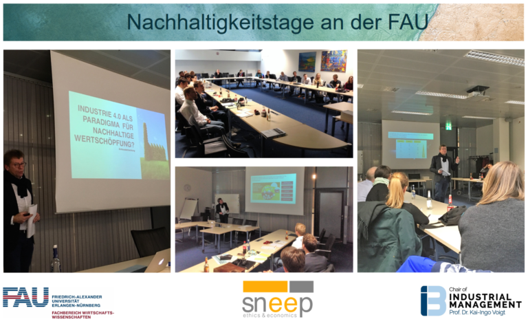 Presentation and Discussion about Industry 4.0 and Sustainability