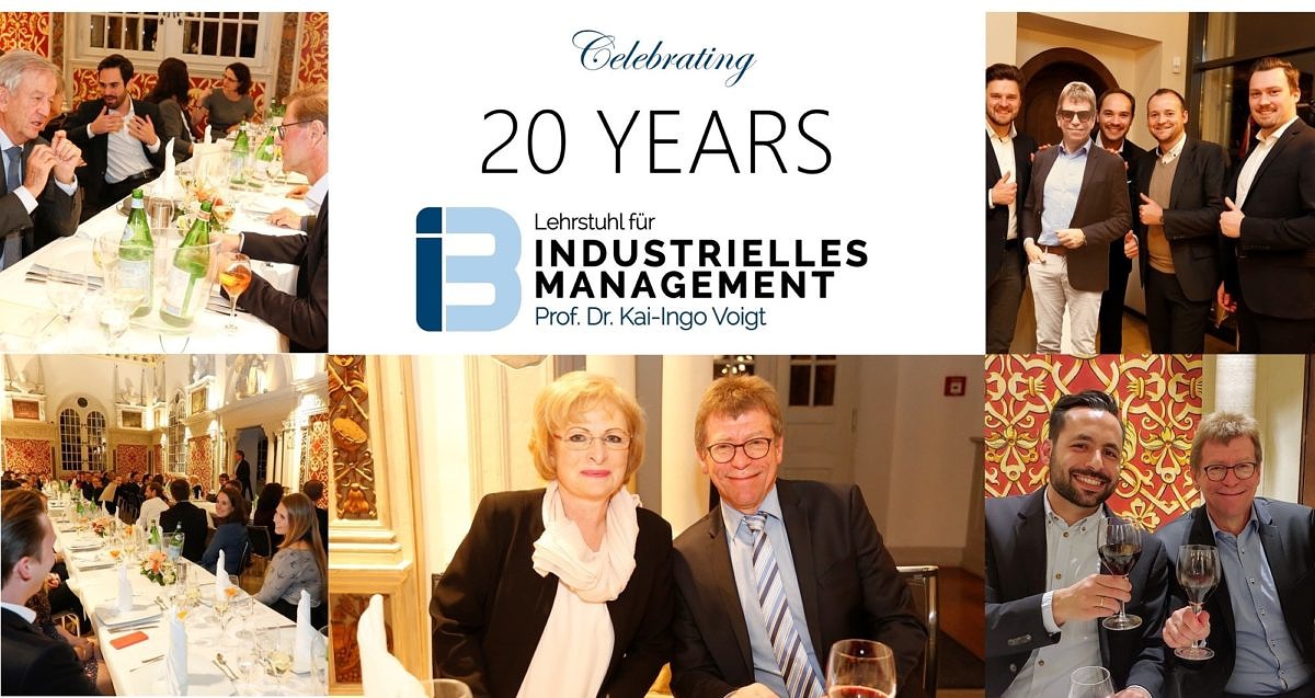 Towards entry "A scintillating Celebration: Twenty years Chair of Industrial Management with Prof. Voigt at FAU"
