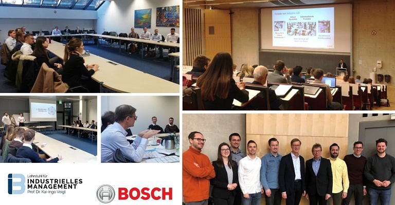 Analyzing and discussing perspectives of “Industry 4.0” with Prof. Dr. Asenkerschbaumer, CFO of Bosch