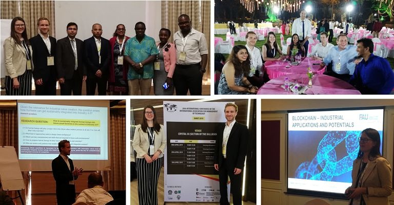 Presentation of “Blockchain and Industry 4.0” research results at IAMOT 2019 in Mumbai, India