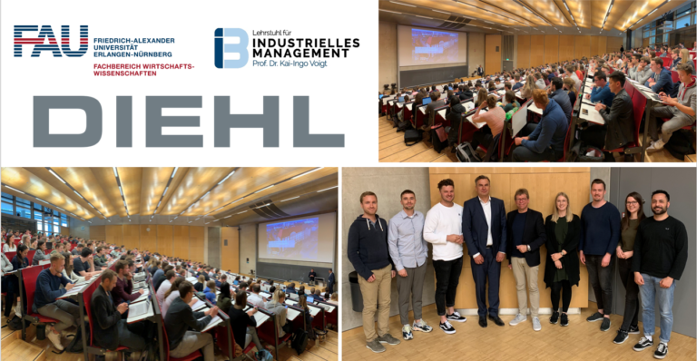 “Innovation Insights” series 2019: Interesting guest lecture by Dr. Andreas Volek (Head of Strategic Innovation Management, Diehl)