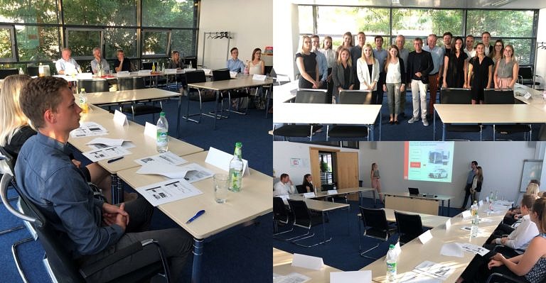 Successful conclusion of the practical seminar with Prof. Dr. Heinrich von Pierer with presentations on the automotive industry and its current trends.