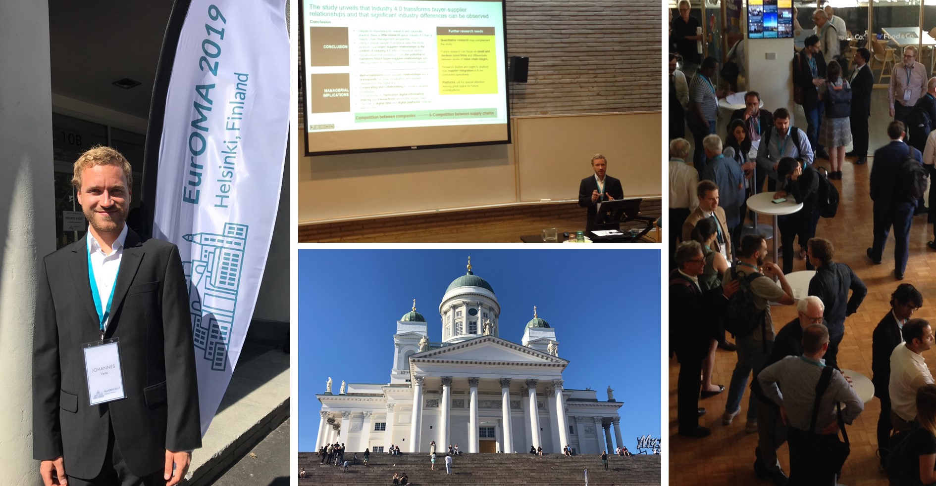 Towards entry "Industry 4.0 research results presented at EurOMA 2019 in Helsinki, Finland"