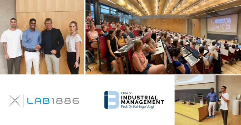 Outstanding guest lecture by Dr. Benjamin Bhattacharya-Ghosh (Business Innovation @Lab1886 – the global innovation machinery of Daimler AG)