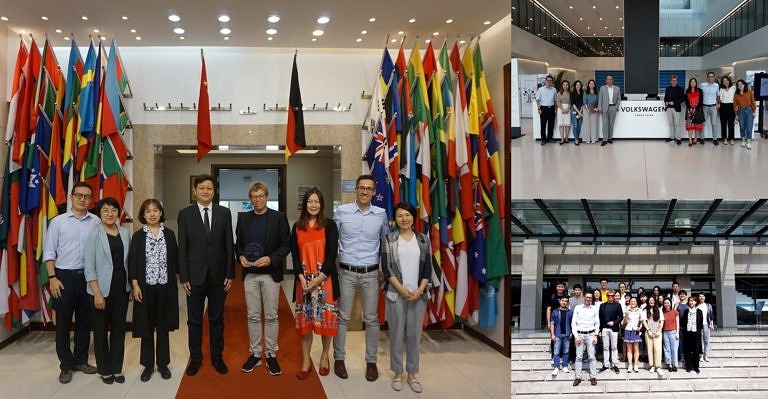 Professor Voigt honored at the University of International Business and Economics