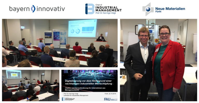 Keynote speech at the cluster meeting „Digitalization of production – breaking new ground with the blockchain“