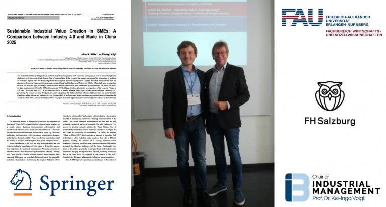 Springer Most Downloaded Article Award 2019 for Prof. Müller and Prof. Voigt