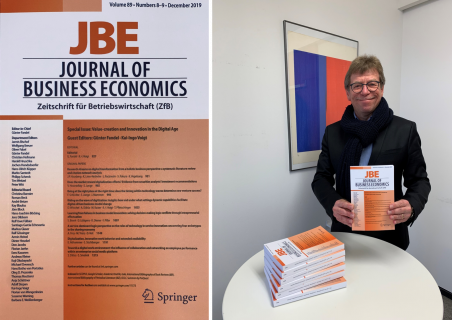 Towards entry "„Value-creation and Innovation in the Digital Age“ – Prof. Voigt co-edits new Special Issue of the Journal of Business Economics (JBE)"