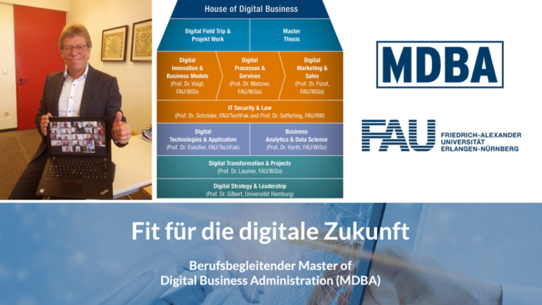 New Executive Education Program “Master of Digital Business Administration (MDBA)” successfully launched by Prof. Voigt and Prof. Fürst