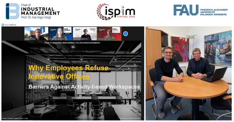 Difficult times require creative measures: Participation at the ISPIM Virtual Conference 2020