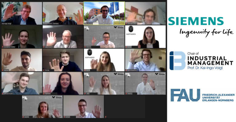 Outstanding presentations and discussions in the seminar “Strategien technologieorientierter Industrieunternehmen” with the new Siemens CEO Dr. Roland Busch