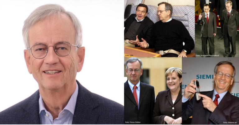 Chancellors, Chinese and Careers: Prof. Dr. Heinrich v. Pierer talks about his life and his experiences as CEO and Top Manager