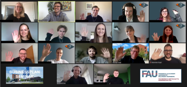 Successfull Pitches at the Businessplanseminar 2021