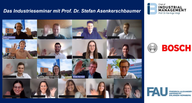 Insightful final presentations in “Das Industrieseminar” with Prof. Dr. Asenkerschbaumer on sustainability in the industrial context