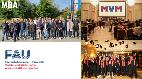 Towards entry "Festive Graduation for MVM Class 2019-2021 and Successful Kick-Off for the MBA Class 2021-2023 at FAU"