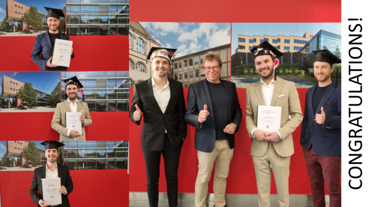 Three in One Stroke! Well Done, Johannes, Lukas, and Oscar!