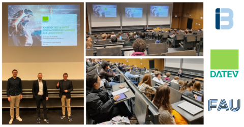Towards entry "Interesting and Inspiring Guest Lecture by Dr. Daniel Kiel about Innovation Management at DATEV"