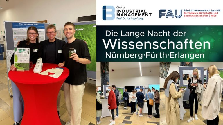 Chair presents research insights on sustainable innovations at “Die Lange Nacht der Wissenschaften”