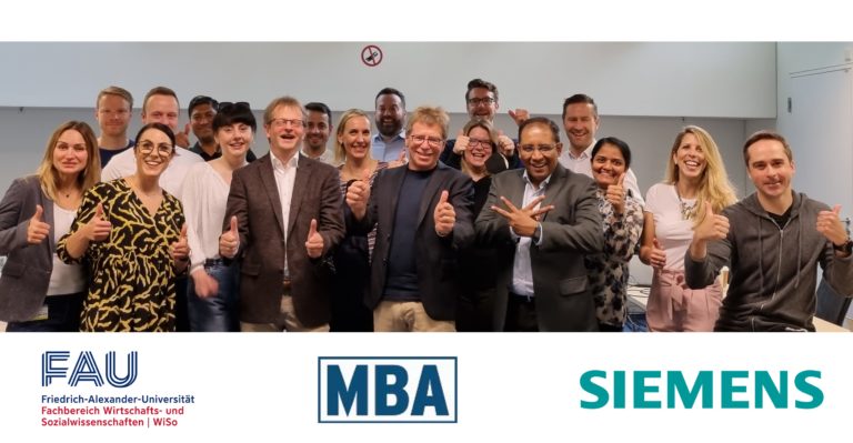 FAU-Siemens EMBA Class #8 meets for Accounting-Module in Nuremberg