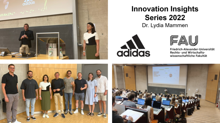 Innovation Insights Series #5 with Dr. Lydia Mammen, adidas AG