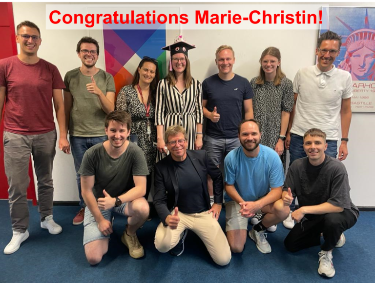 Congratulations, Dr. Marie-Christin Schmidt!
