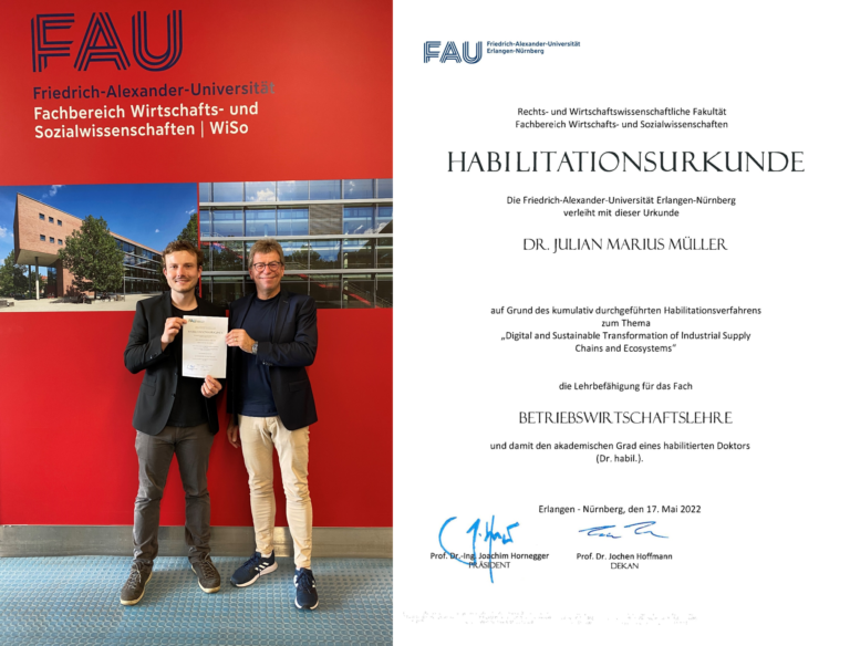 Habilitation successfully completed! Congratulations, Julian!