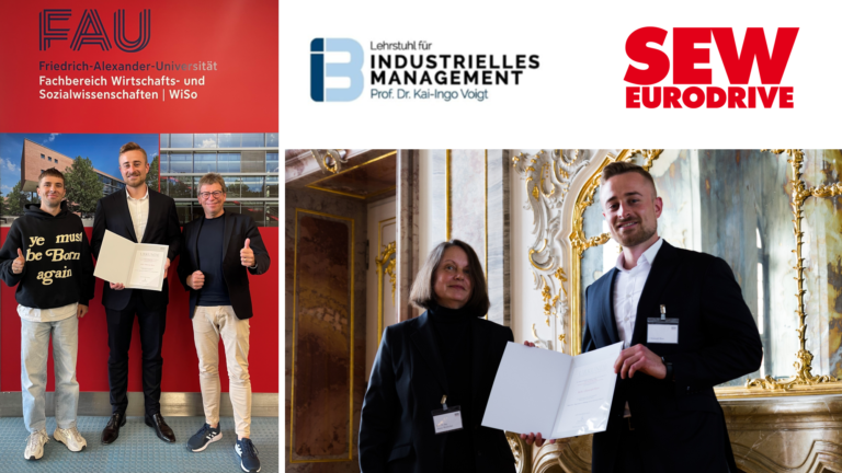 SEW-EURODRIVE Master Award for Our Student Christoph Kern