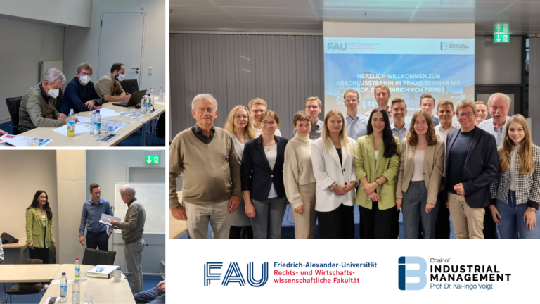 Congratulations to our students of our seminar with Prof. Heinrich v. Pierer