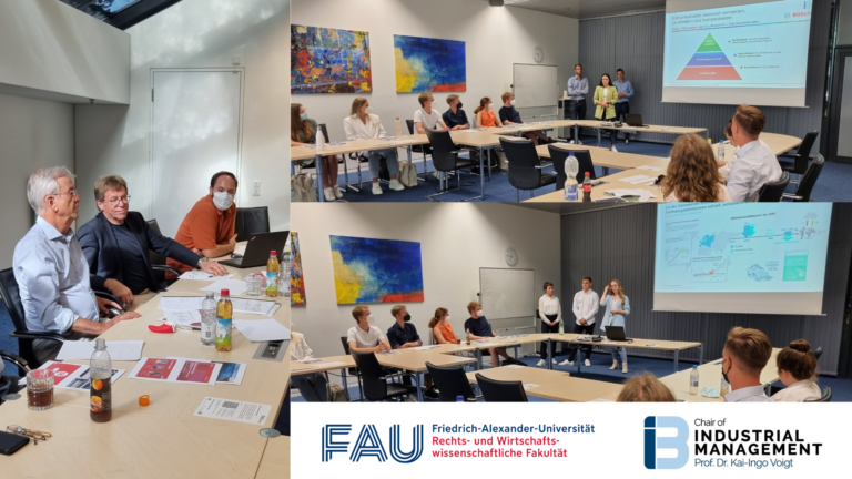 Successful presentations in our seminar with Prof. Dr. Heinrich v. Pierer