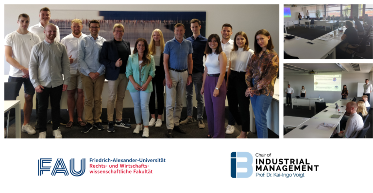 Successful student presentations in the seminar “Digitalization of the Value Chain in Industry” with Klaus Helmrich