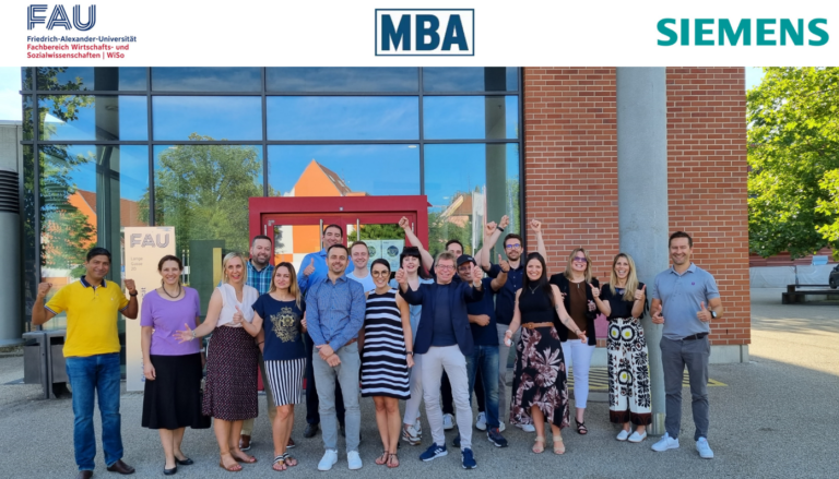 Good vibes in Nuremberg – FAU-Siemens EMBA Class #8 meets for the Module “Risk Management and Corporate Governance”