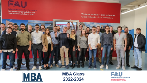 Towards entry "Successful Kick-Off of the MBA Class 2022-2024 at FAU"