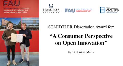 Towards entry "Lukas Maier receives STAEDTLER Doctoral Thesis Award 2022"